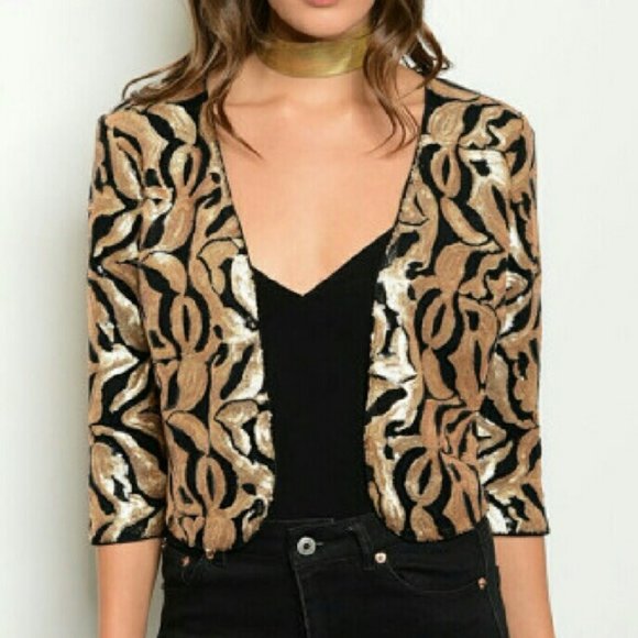 SASSY IN SEQUIN JACKET - Picture 2 of 4
